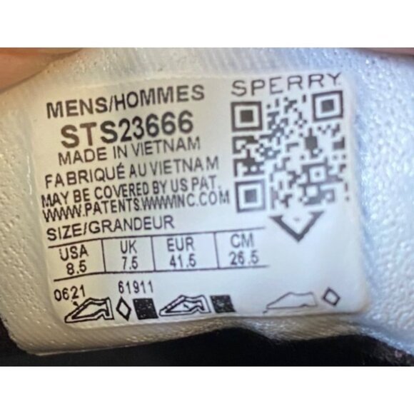 Sperry Mens Brown High-Top Sneakers Lace-Up Closure Size 8.5 - Picture 9 of 9